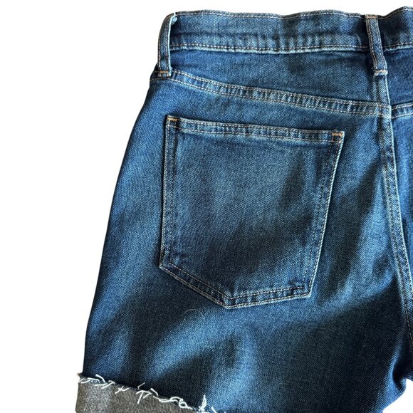 Gap Denim Shorts 5" Inseam Cut Offs Sz 4/27 Summer Beach Classic Casual Md Wash - Picture 5 of 14